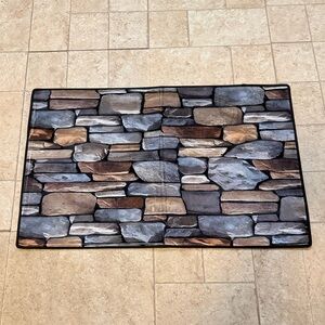 Stone Pattern Floor Mat